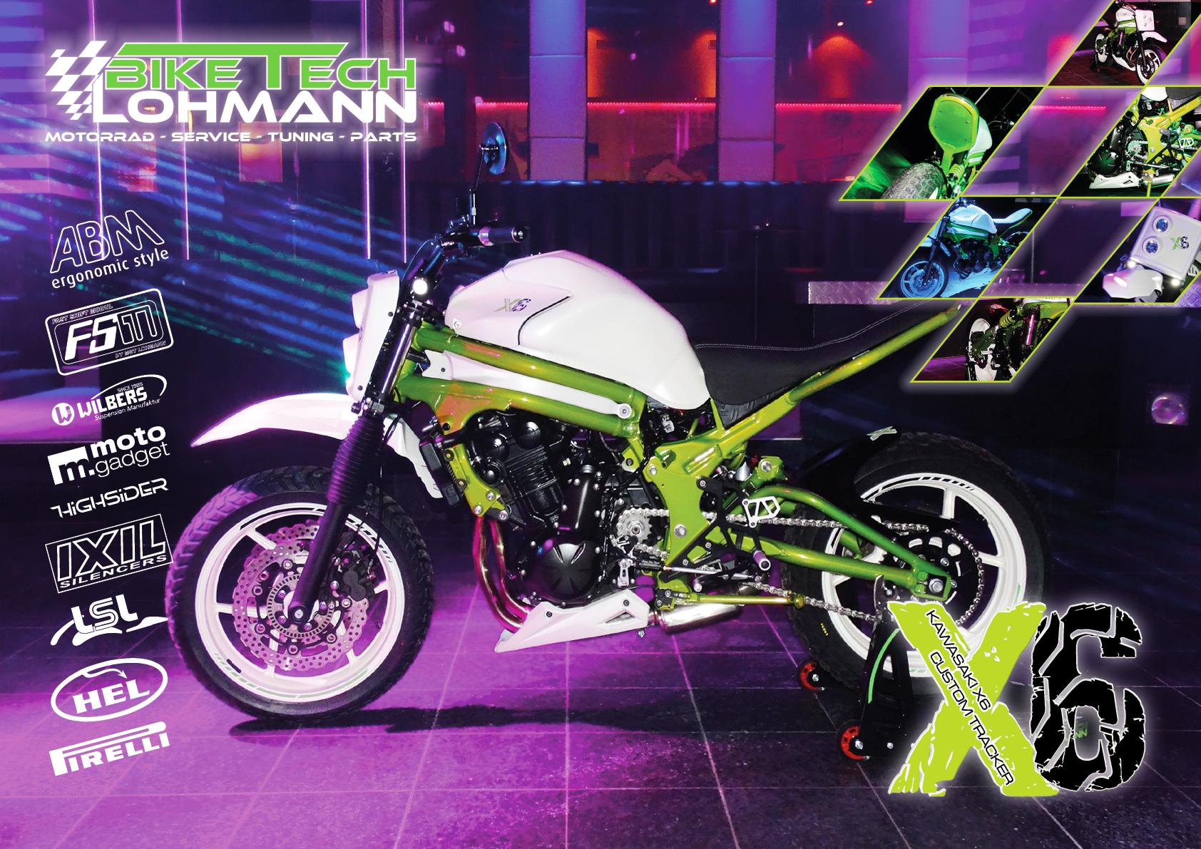 Kawasaki X6 Lohmann Custom – Custom Scrambler